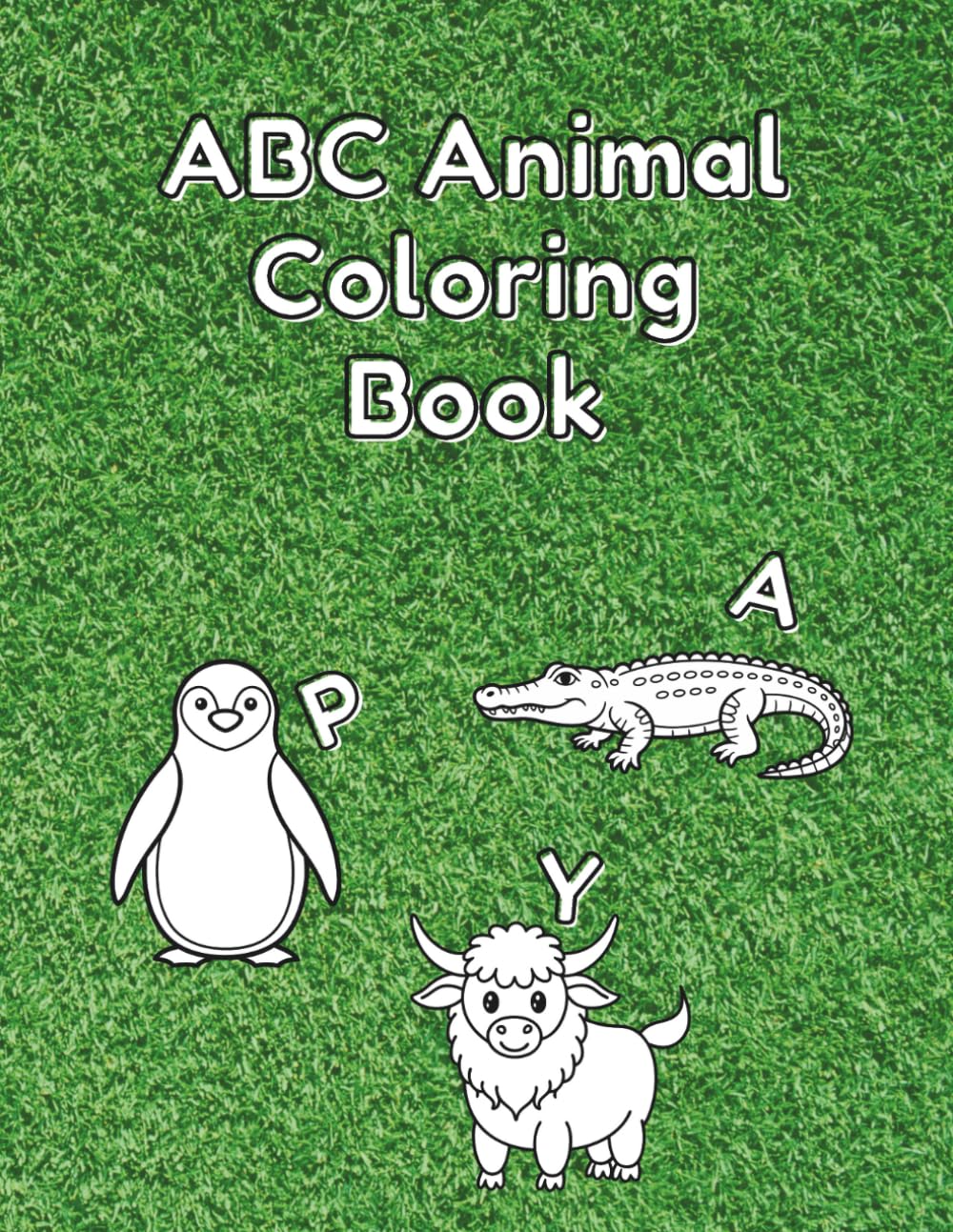 ABC Animals Coloring Book, Preschool Alphabet Coloring Pages