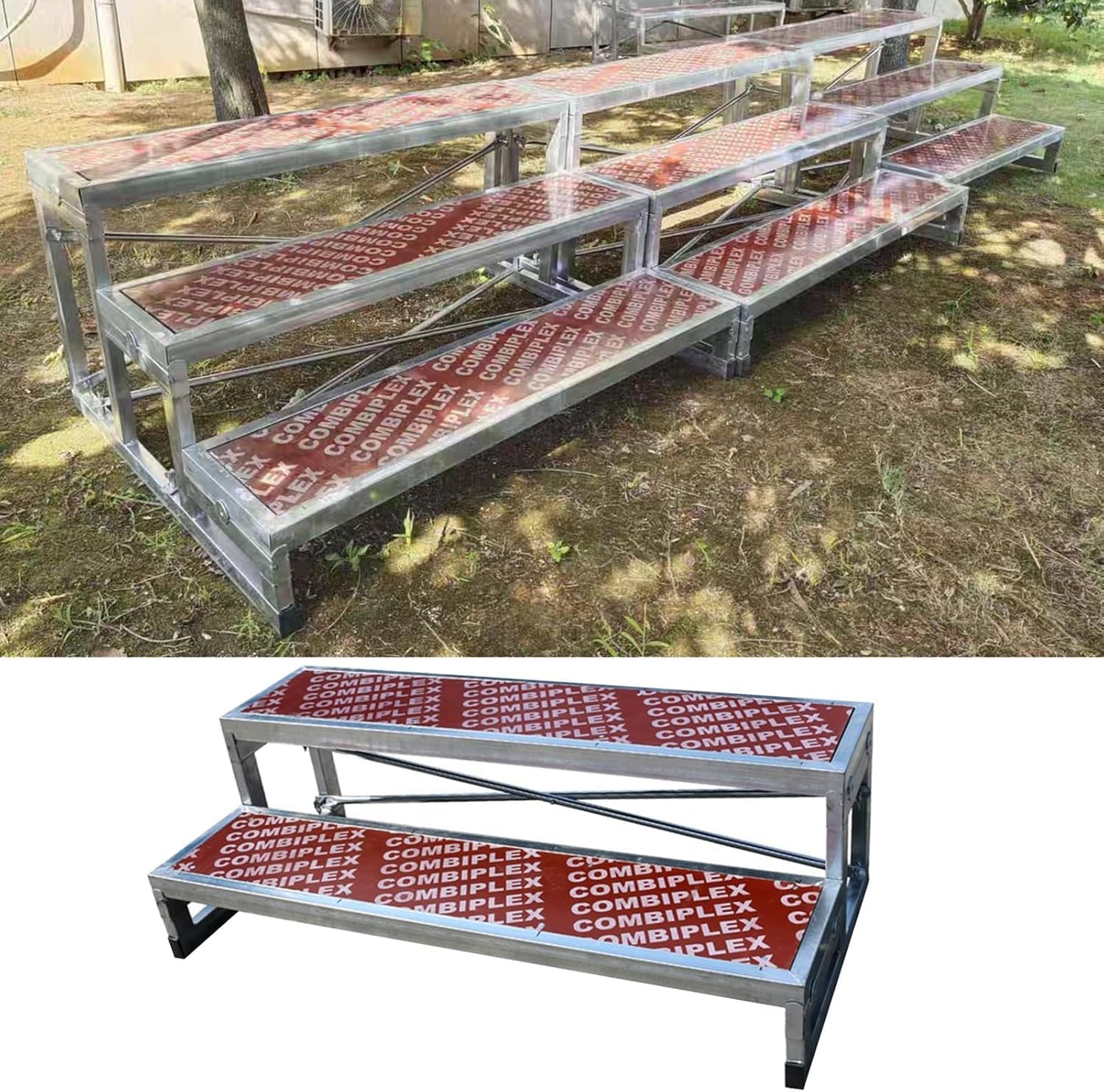 k3Mq9Rw Modular stage flooring Portable Choir Steps For Classrooms And Churches 128 X 60 X 40 Cm (50.4 X 23.6 X 15.8 In)