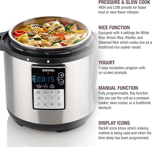 Miniatura 3 de Zavor LUX Edge 2 Multicooker, 6 cuartos de galón