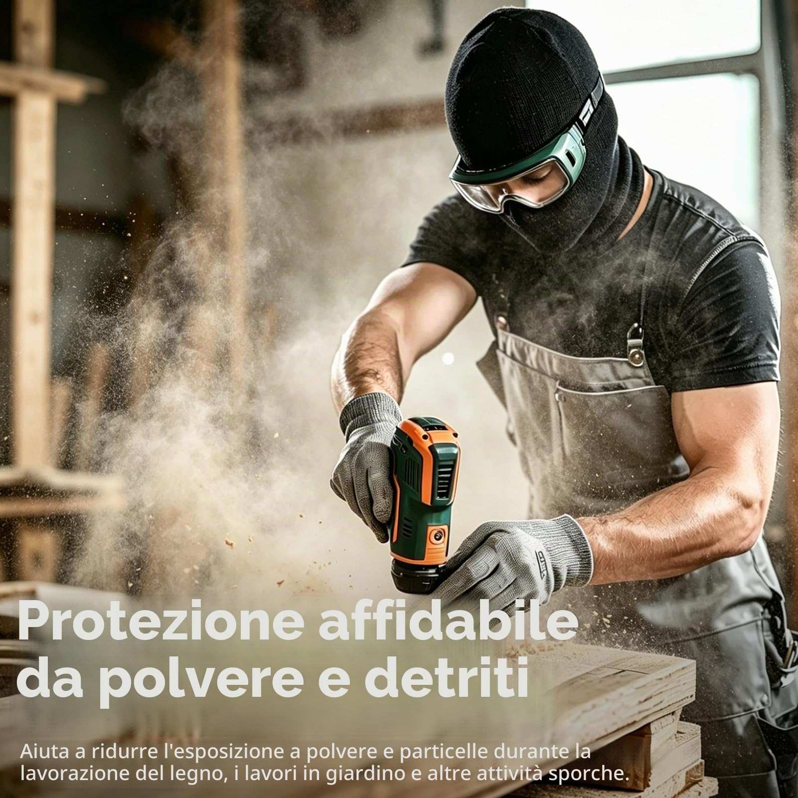LONGKING Passamontagna Unisex, Protezione UV e Antivento, Caldo e Traspirante, Ideale per Moto, Sci, Snowboard e Sport all'aperto