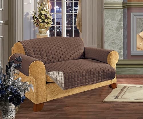 Miniatura 2 de Elegante cobertor, protector acolchado para muebles, con sujetadores antideslizantes. Varios tamaños disponibles.