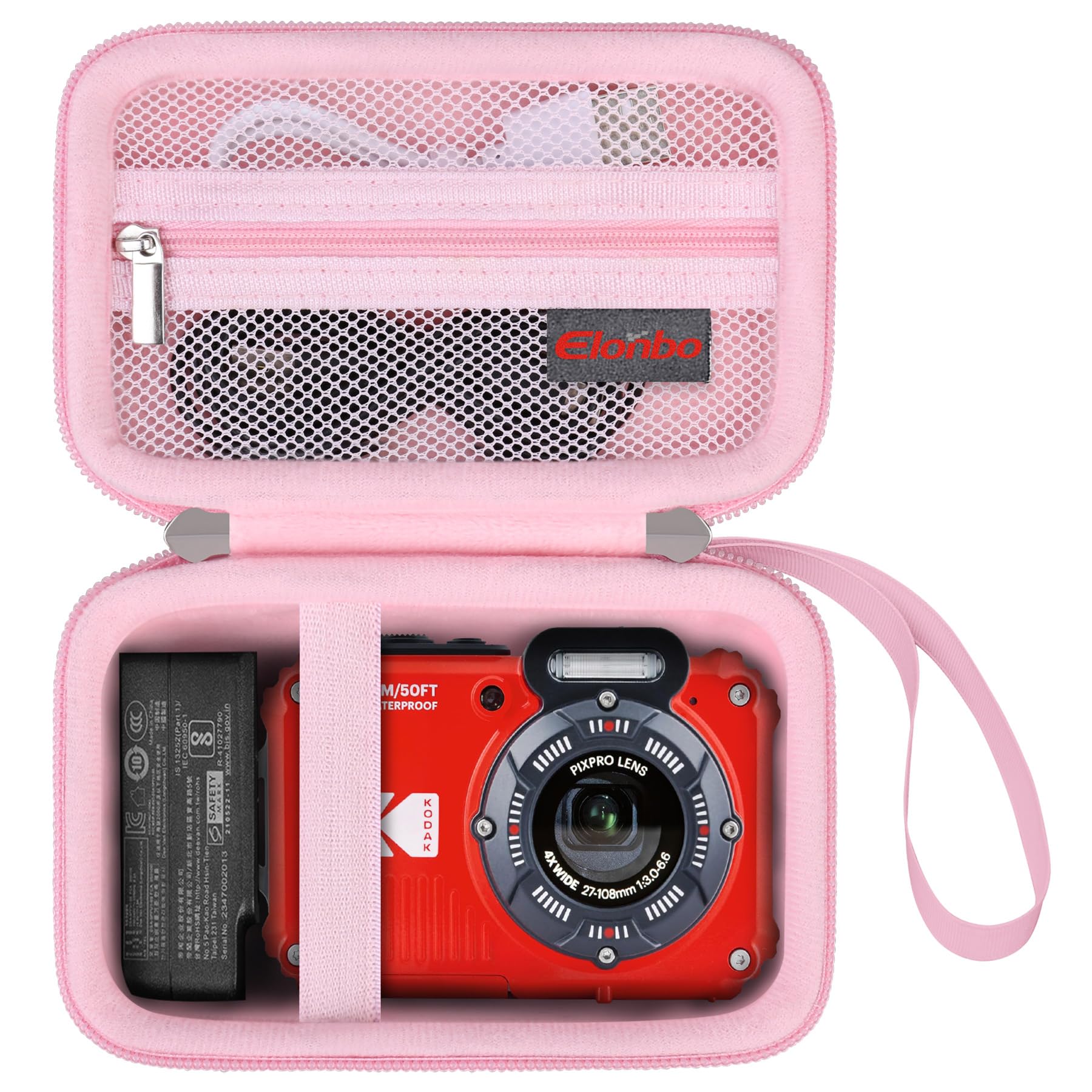 Elonbo Camera Carrying Case for Kodak PIXPRO WPZ2 Waterproof Digital Camera