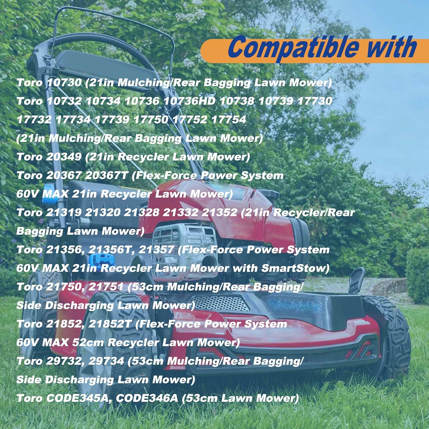 Lawn Mower Brake Cable Compatible with Toro 10732 10734 10736 10736HD 10738 10739 17730 17732 17734 17739 17750 17752 17754 (21in Mulching/Rear Bagging Lawn Mower) Replace# 127-0713