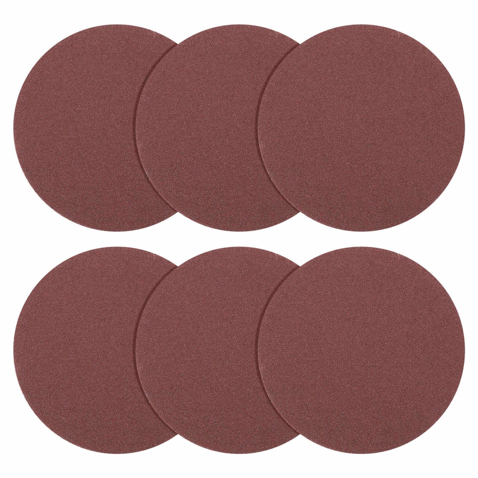 DTGN 125mm 100Gri Hook and Loop Sanding Disc 15Pcs Red Aluminum Oxide