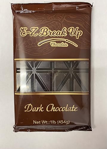 E-Z Break Up Chocolate - 1 paquete de 1 libra (chocolate oscuro)