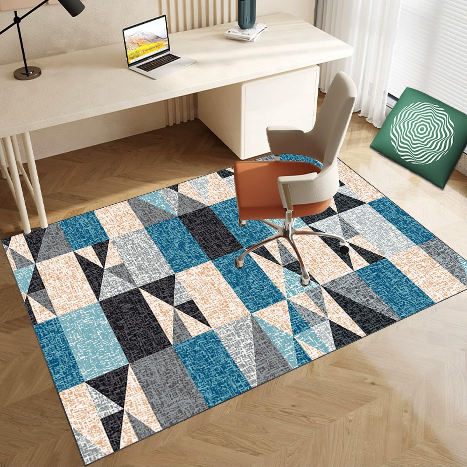 Office Chair Mat for Carpet & Hardwood Floors - 130 x 190 cm Non-slip Gaming & Office Chair Mat for Home & Gaming Room Decor