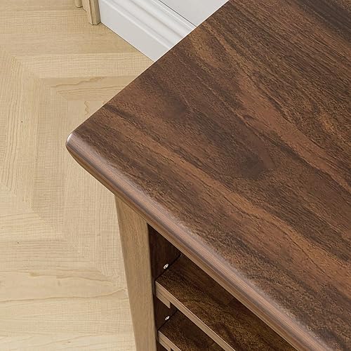 Miniatura 29 de Zapatero organizador de 3 niveles, 4 pares de banco de almacenamiento de entrada para pasillo, dormitorio, sala de estar, dormitorio, soporta hasta