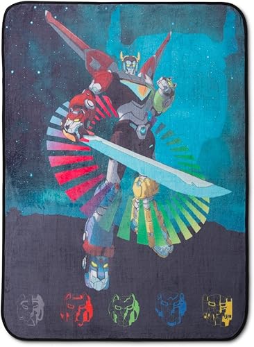 Franco Voltron xorutoron Legendary Defender - Manta de felpa (46 x 60 pulgadas)