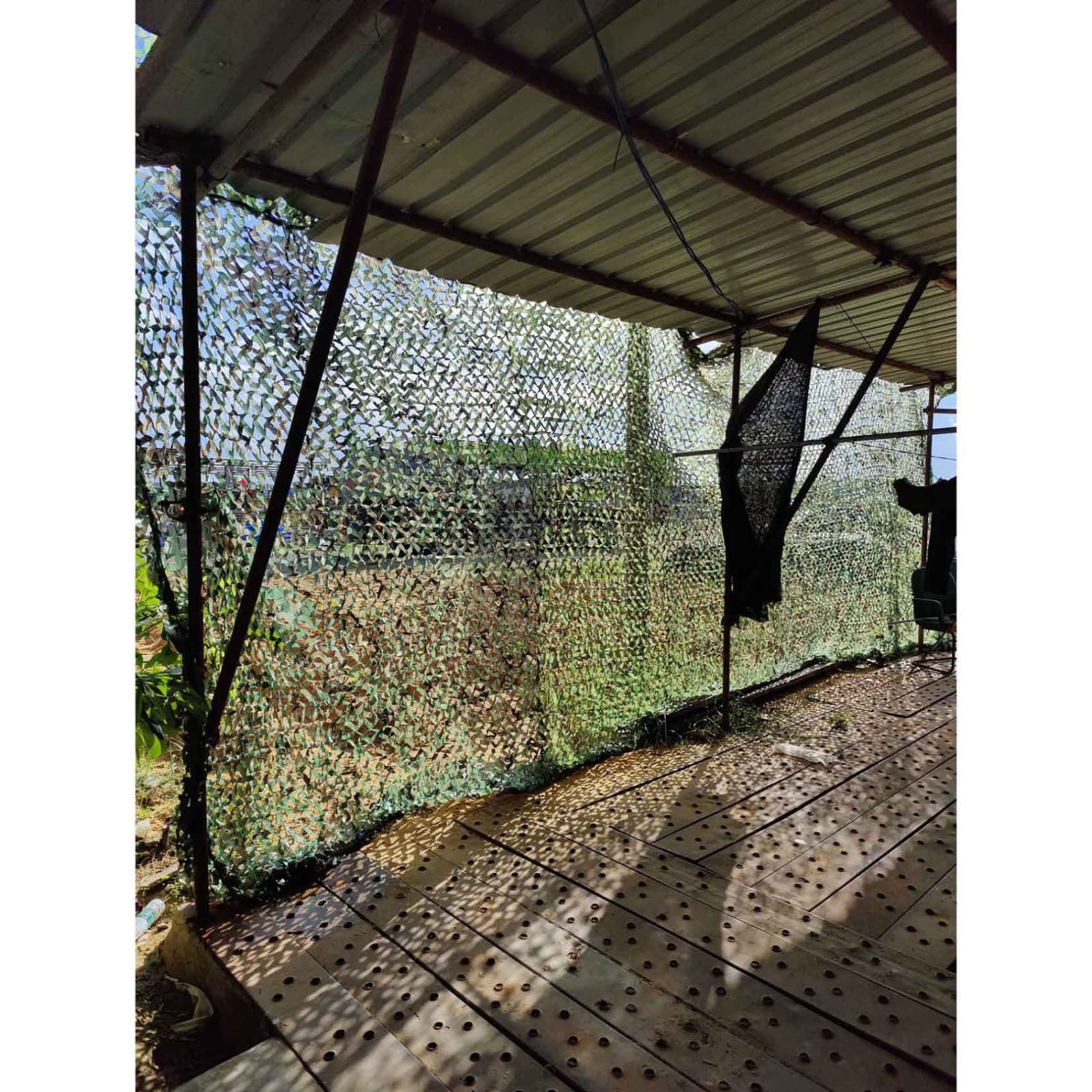 Red de camuflaje para exteriores, 5 x 10 m, red para sombra, selva y observación de aves, ideal para caza, camping y decoración de jardín