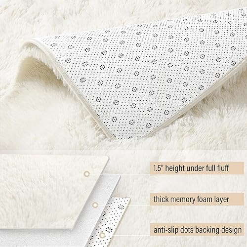 Vista 37 de BENRON Alfombras suaves para dormitorio, 2 x 6, lavables para pasillo, entrada, cocina, dormitorio, alfombra mullida para decoración de habitación