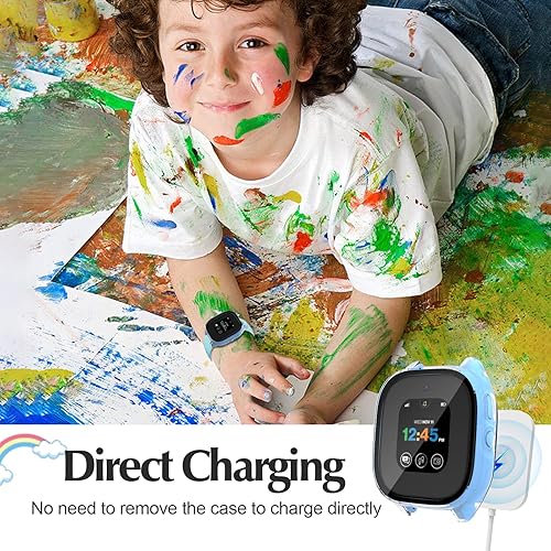 Miniatura 6 de Paquete de 2 fundas protectoras para Verizon Gizmo Watch 3, protector de pantalla de policarbonato duro, protector de pantalla de vidrio templado