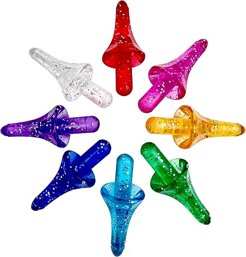 National Artcraft Astro - Luces de cerámica para árbol de Navidad con purpurina en varios colores, paquete de 25 unidades