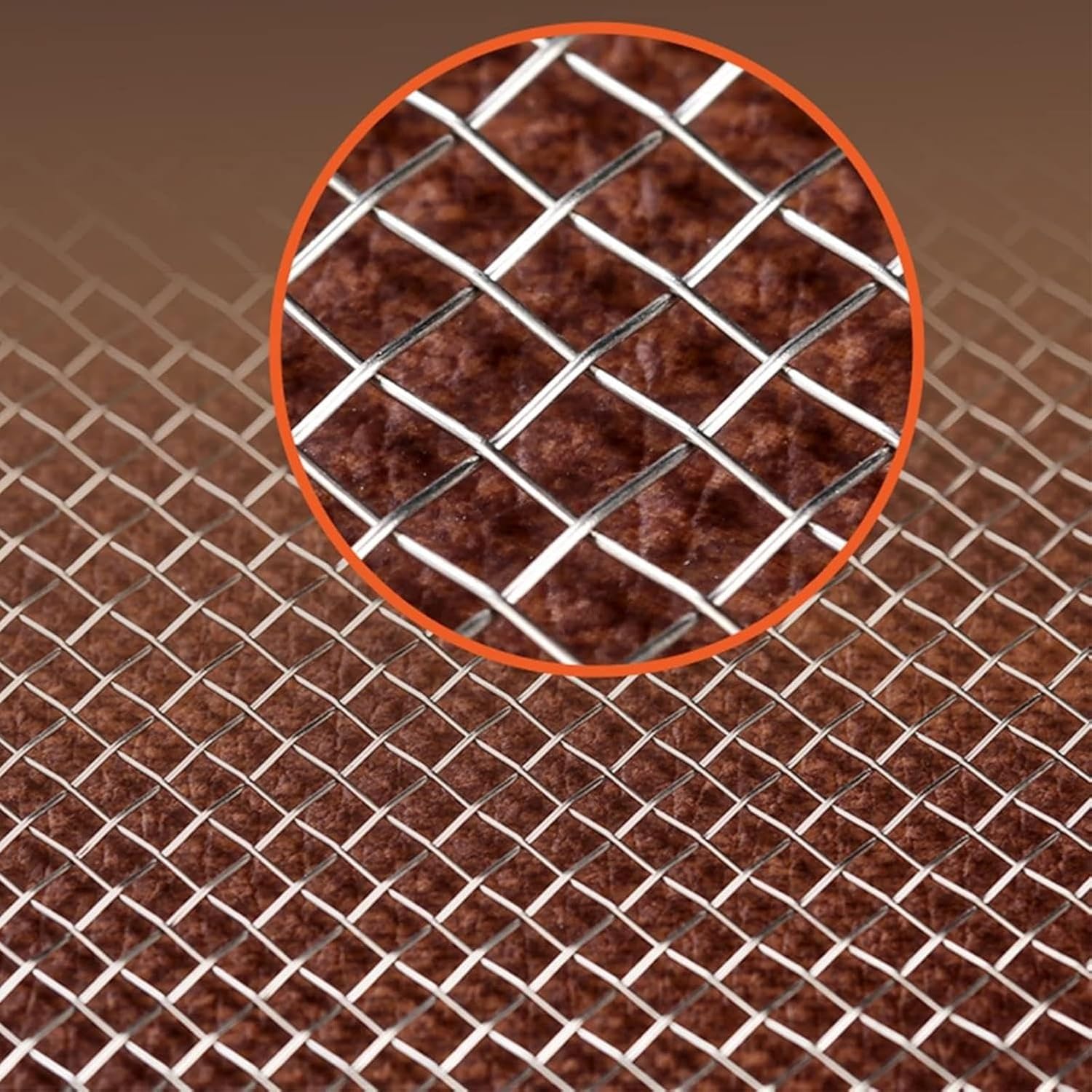 Stainless Steel Wire Cloth Mesh Roll, Screen Net Sheet, 8 Mesh Sturdy Grid for Air Brick Covers Kitchen Workshop Protection