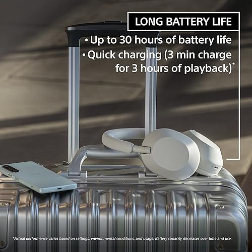 Miniatura 6 de Sony WH-1000XM5 Auriculares inalámbricos con cancelación de ruido líder en la industria con optimizador de cancelación automática de ruido llamadas