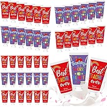 50 Pcs Christmas Teacher Appreciation Hand Cream Bulk Thank You Employee Staff Appreciation Hand Lotion Teacher Team Appreciation Gift for Christmas Staff Teacher School Favors