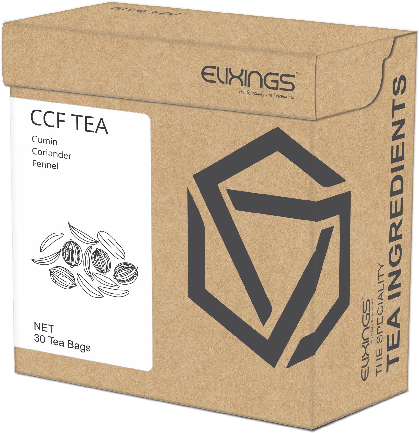 Merlion Naturals CCF Tea (Cumin, Coriander and Fennel Tea) - 30 Tea Bag