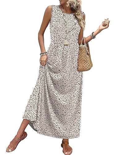 WIHOLL Summer Dresses for Women 2026 Maxi Dresses Long Flowy