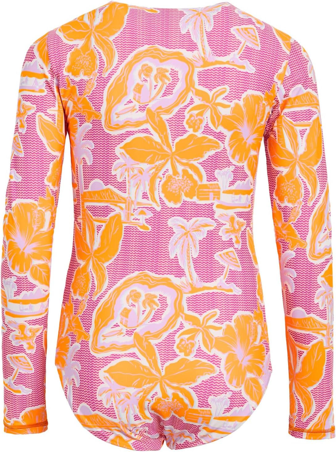 Maaji Girls' Flamingo Glow Reversible One Piece