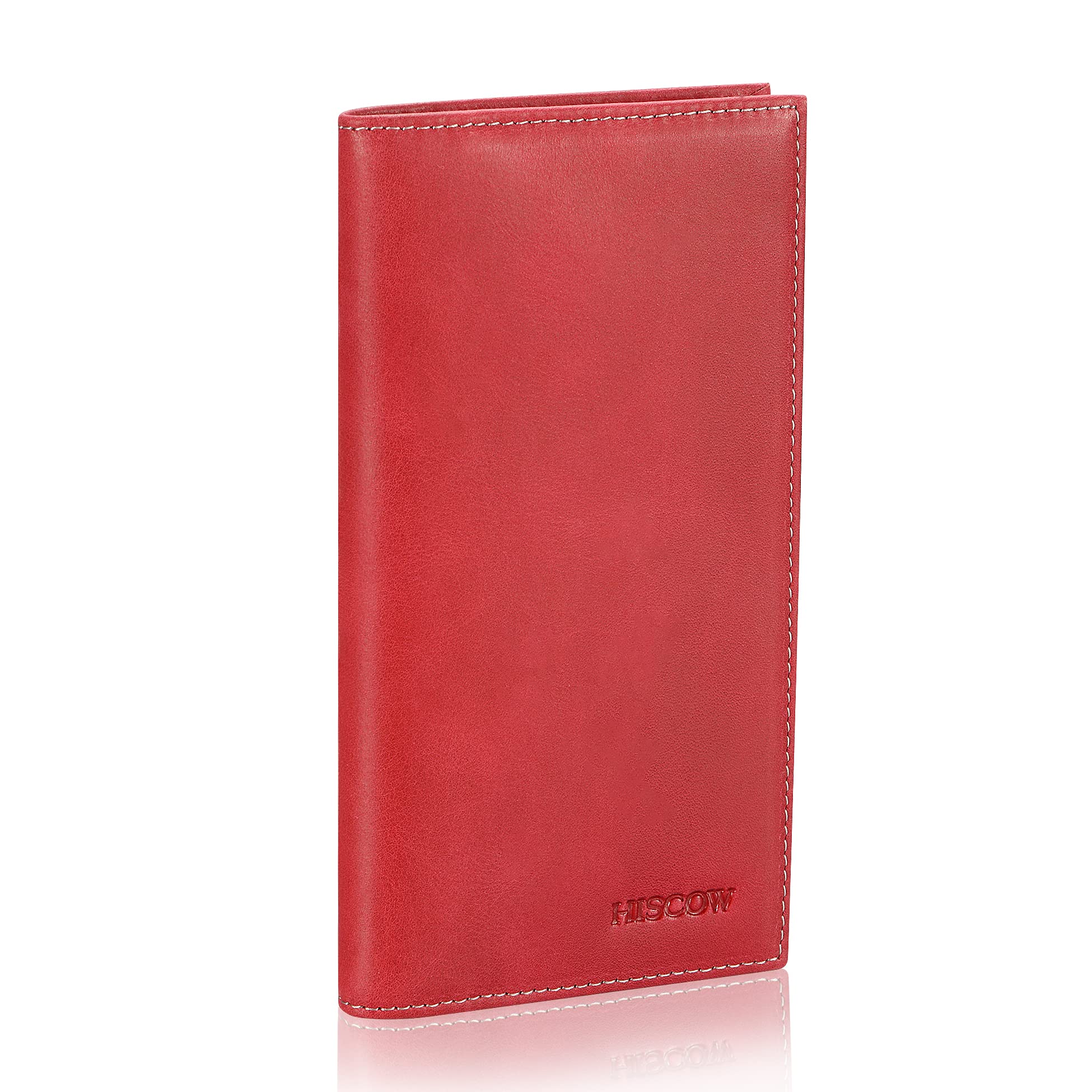 HISCOW Minimalist Checkbook Cover - Full Grain Leather