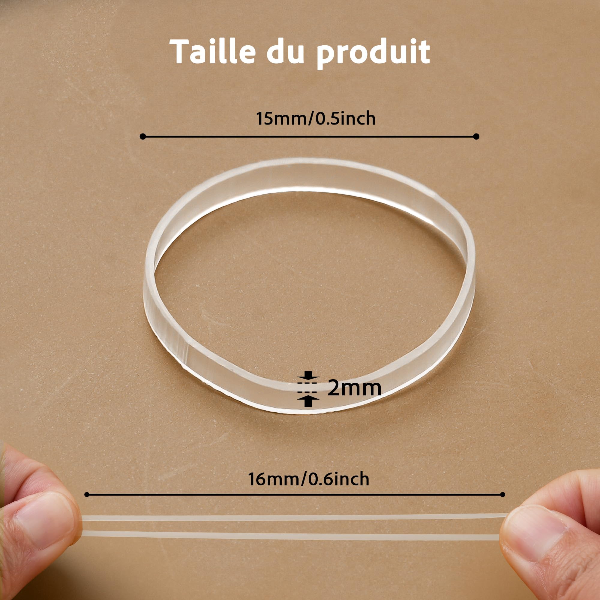 Gomas Pelo Niña Transparentes, 1000Pcs Gomas de Pelo Pequeñas Elásticas, para Peinados Diarios y DIY