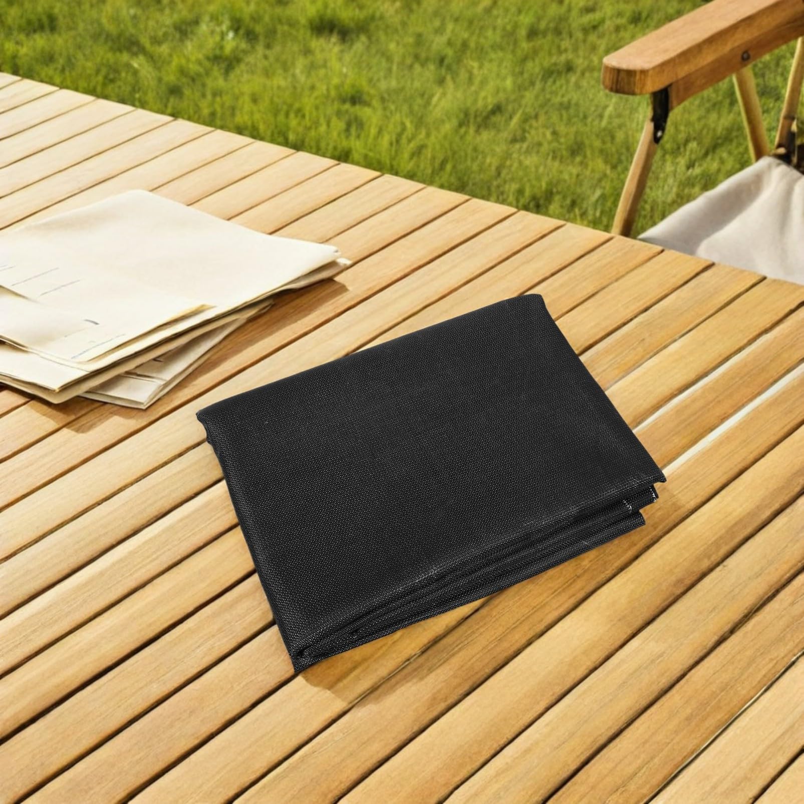 Feuerfeste Grillmatte Doppelseitig BBQ Schutzmatte Ölfest Hitzebeständig Für Outdoor Gasgrill Garten Terrasse Camping