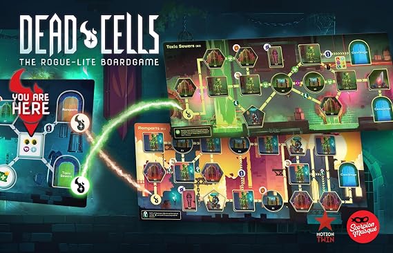 Dead Cells: The Board Game | Official Licensed Version | Cooperative Deck Building Game for Teens & Adults | Defeat the Infected & Defy the King | Rogue-Lite Gaming Experience | 1-4 Players | Ages 14+