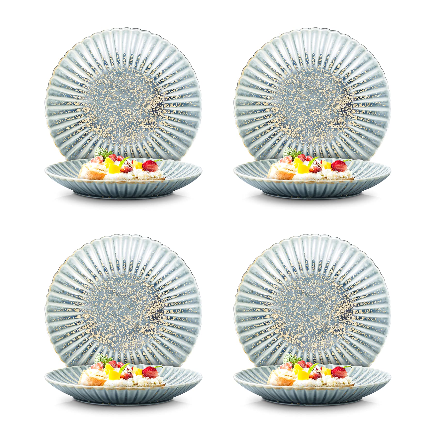 Buy Sophie & Panda Classic Japanese Ceramic Plates 8 Inches Each