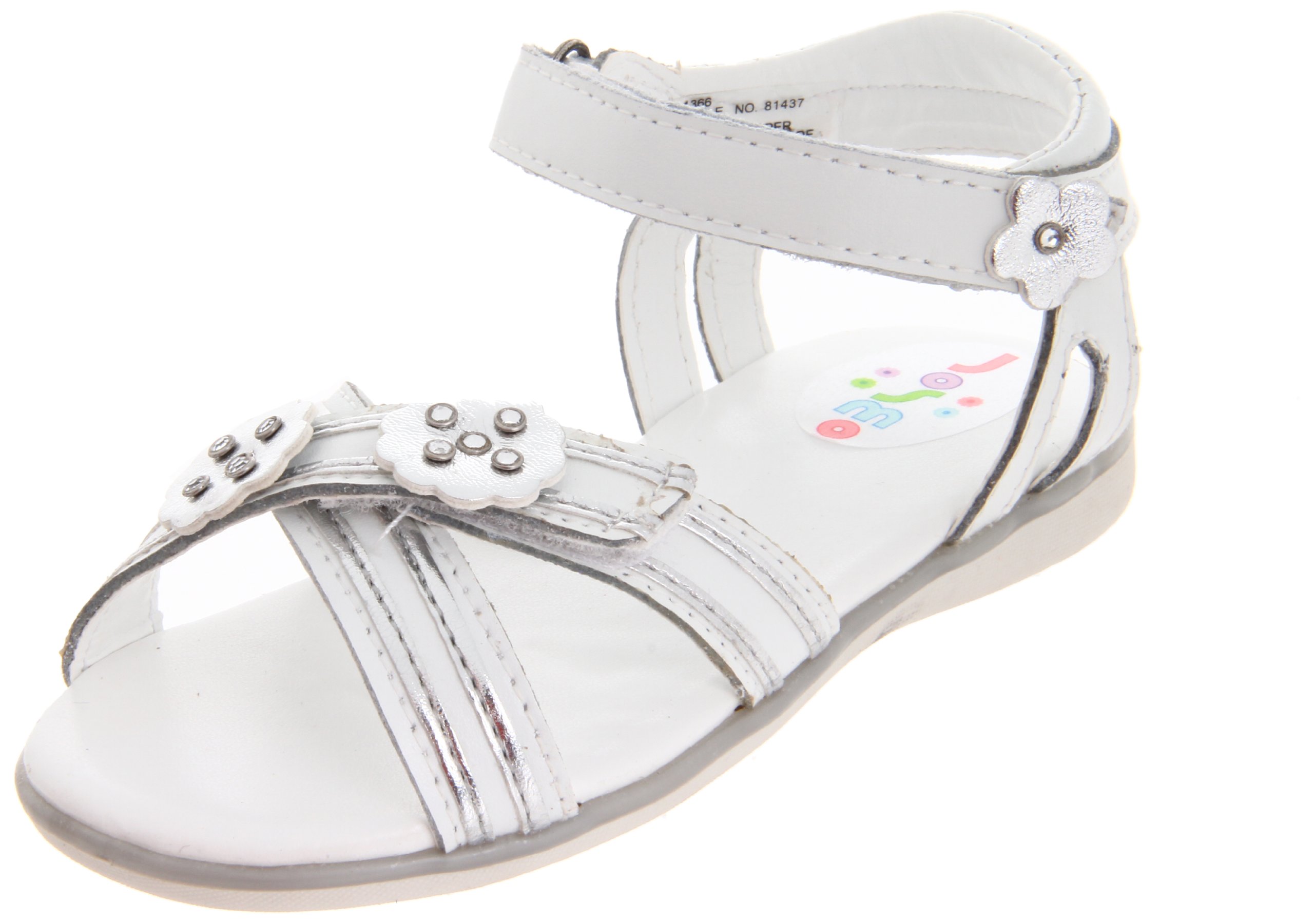 Josmo 81437 Sandal (Toddler/Little Kid),White Multi,9 M US Toddler