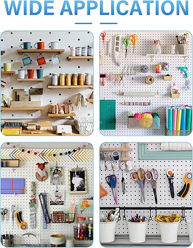 Miniatura 2 de 400 pestañas colgantes resistentes de 1.8 x 2.4 pulgadas, pestañas colgantes de plástico transparente autoadhesivas para ganchos de tablero de