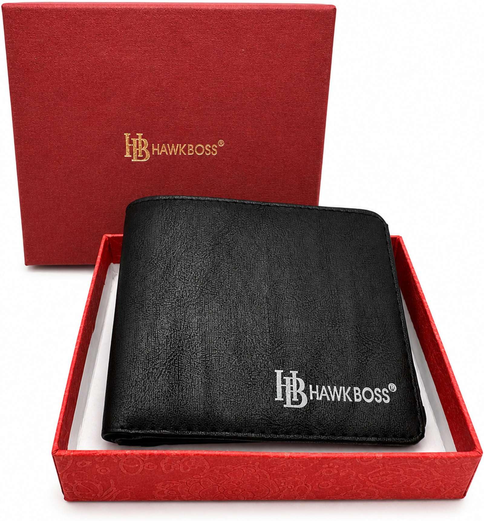Artificial Leather Wallet for Men | Black Bifold Wallet | Casual Slim Billfold | 6 Card Slots | Cash Compartment & ID Window | Pocket-Friendly Everyday Accessory-image-10