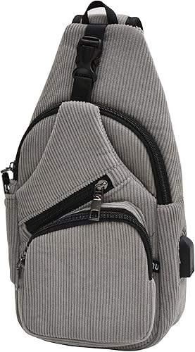 Miniatura 68 de Nupouch Mochila cruzada antirrobo, carga USB, mochila ligera para viajes, senderismo, todos los días