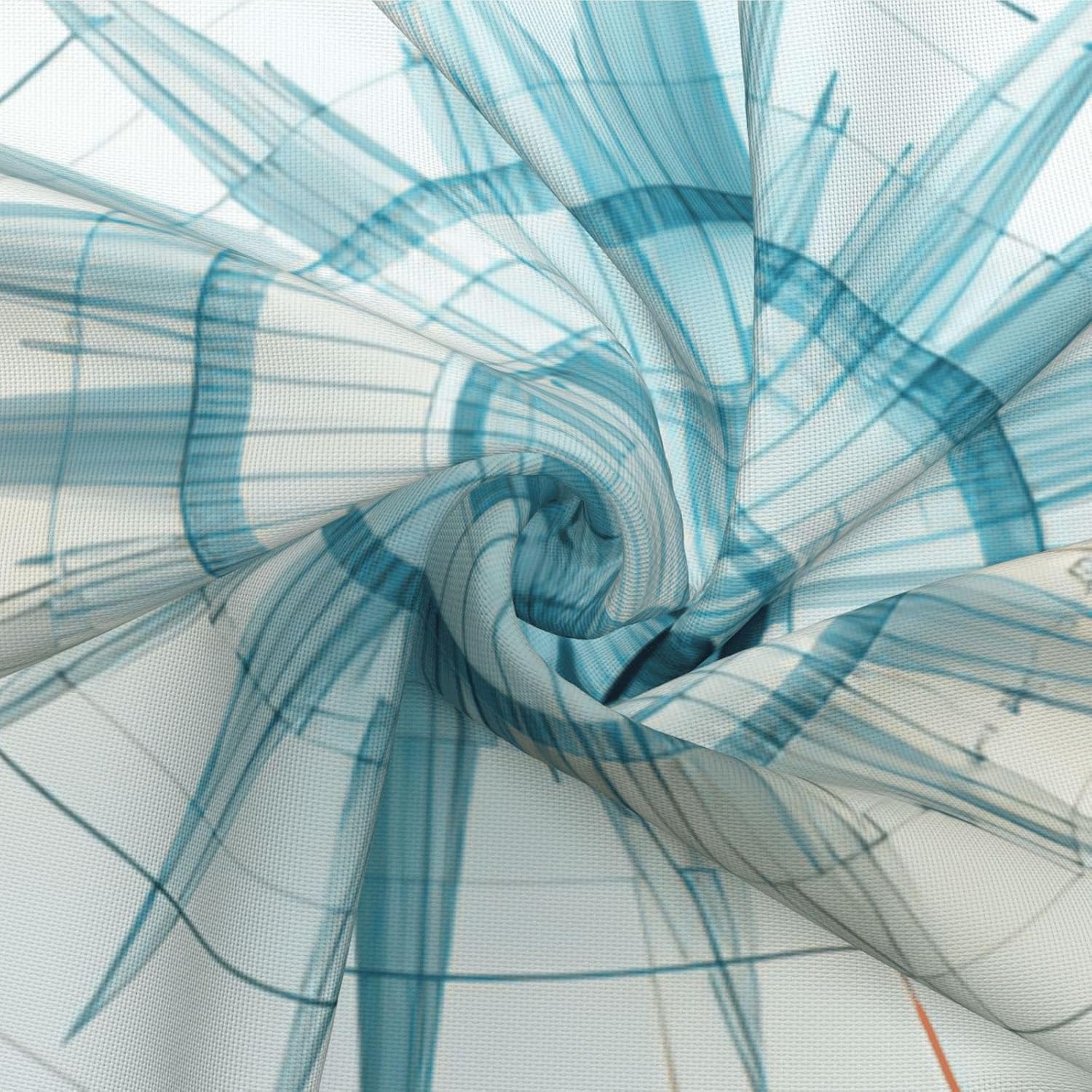 Compass Imitation Linen Pillowcase -2 Sets, Fashionable Home Decoration, Used for Sofas, Gardens, beds