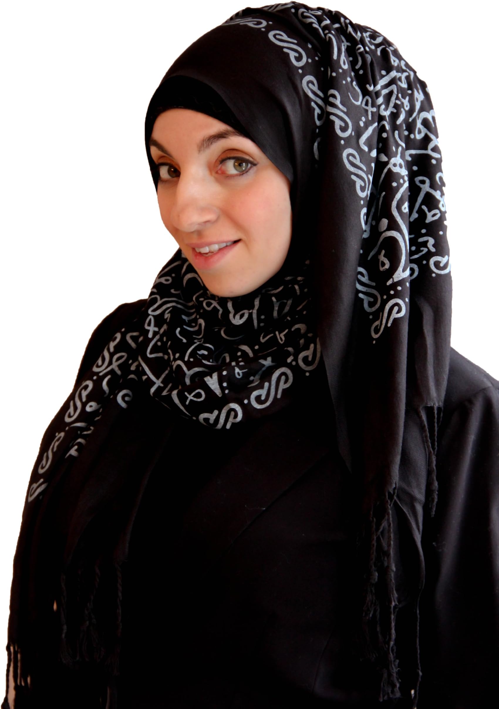 Arabic Calligraphy Scarves Scattered Scribbles