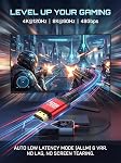 8K HDMI Cable, Ultra 48Gbps High Speed 12 FT HDMI Cable, 12 Foot hdmi Cable -4K@120Hz 8K@120Hz, eARC, HDR10, DTS:X, HDCP 2.2 & 2.3, Compatible with PS4/5,Blu-ray, Monitor,PC and More