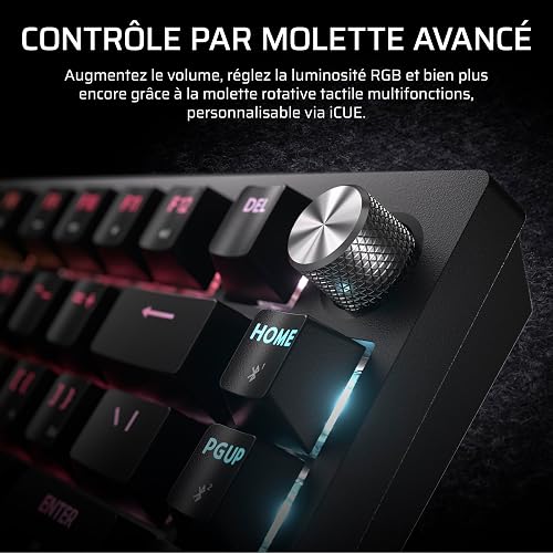 Corsair K65 Plus Wireless 75% RGB Mechanical Gaming Clavier – Noir - 6