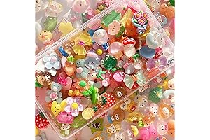 60pcs Slime Charms Cute Set