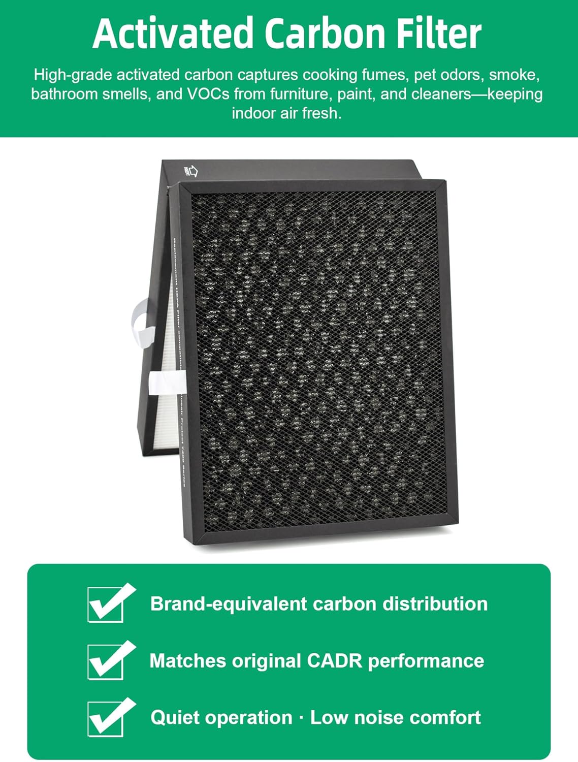 7400 Smart Filter Replacement Compatible with Blueair 7470i, 7410i, 7440i, 7475i Air Purifiers, 1-Pack Integrated Premium Filter with Activated Carbon and Pre-Filter - Image 4
