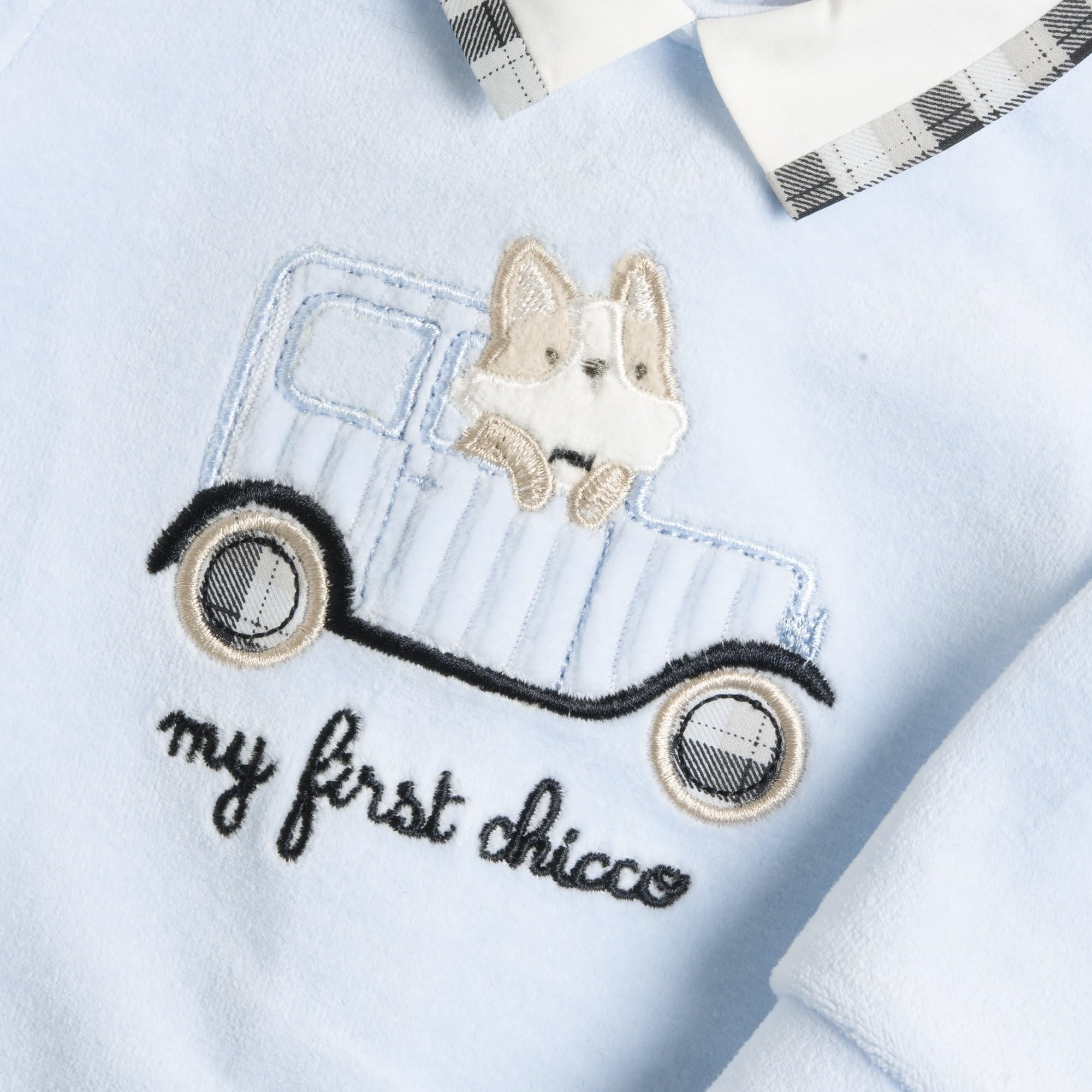 Chicco, Coprifasce e Ghettine, Completino Neonato con Comoda Apertura con Bottoncini, in Calda e Morbida Ciniglia Lavabile in Lavatrice, Abbigliamento Neonato 0-24 Mesi, Idee Regalo Neonato