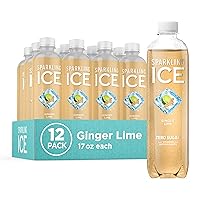 Vista 17 de Sparkling Ice, Fresa Sandía. Agua con gas, con antioxidantes y vitaminas, cero azúcar. Botellas de 17 oz (Paquete de 12).