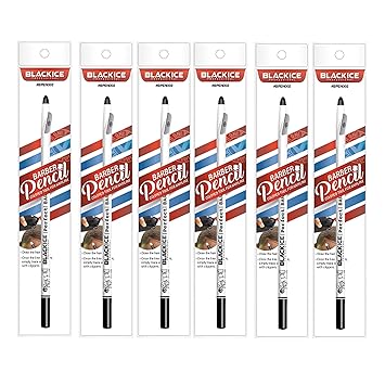 Amazon Com Black Ice Spray Barber Pencil White 6 Pieces Beauty Personal Care