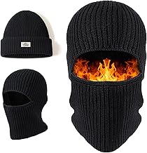 TAGVO Winter Balaclava for Men and Women, Multifunctional Warm Beanie Hat Ski Mask, Lightweight, Windproof and Breathable Balaclava, Cycling, Motorcycle, Balaclava, Face Hood - Two Styles