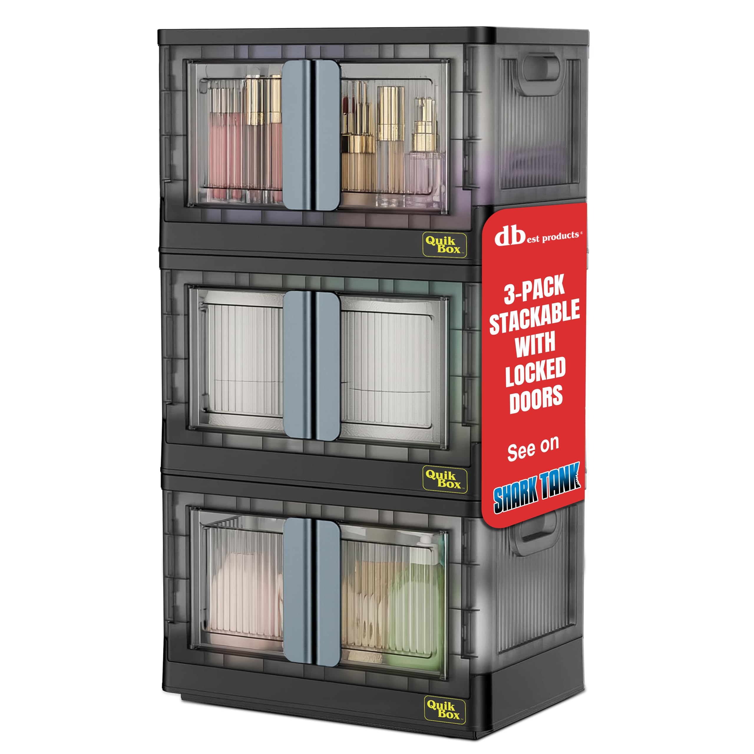 Amazon.com: dbest products Quik Box - 8.5 Gallon 3 Pack Stackable