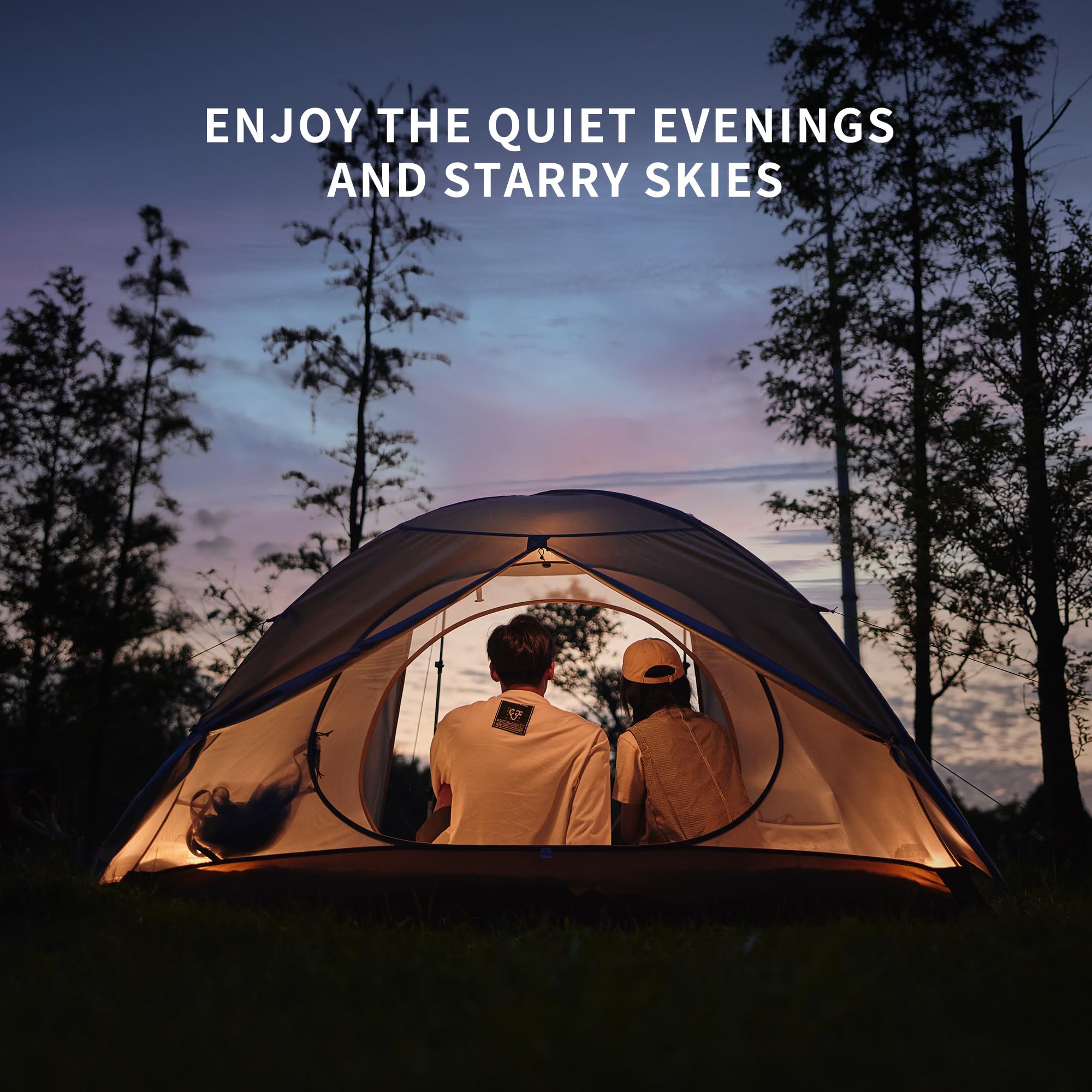 Naturehike Cloud Creek Tienda de campaña ultraligera 7001 para 2/3 personas, protección solar de aluminio y resistente al agua, para mochileros, senderismo, aventuras al aire libre (gris/2 personas)