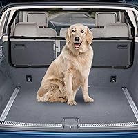 Vista 8 de Barrera de Automóvil para Perros a Prueba de Escape, Divisor de Automóvil de 50" de Ancho para Asientos de 2da y 3ra Fila y Área de Carga, Puerta