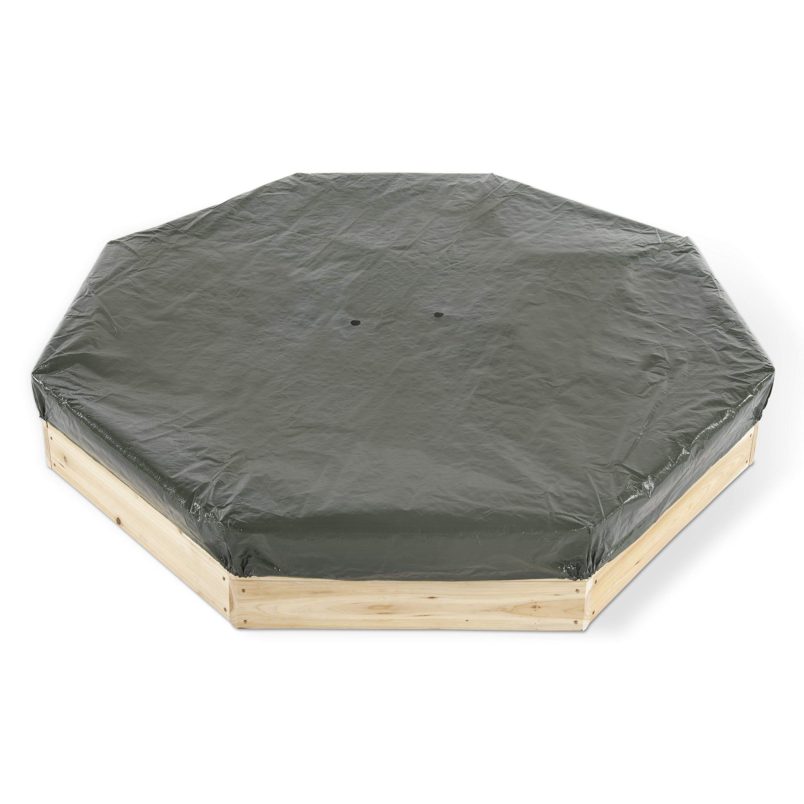 Plum 25058 - Piscina de Arena Octogonal (Madera, 1,77 x 1,77 x 0,23 m)