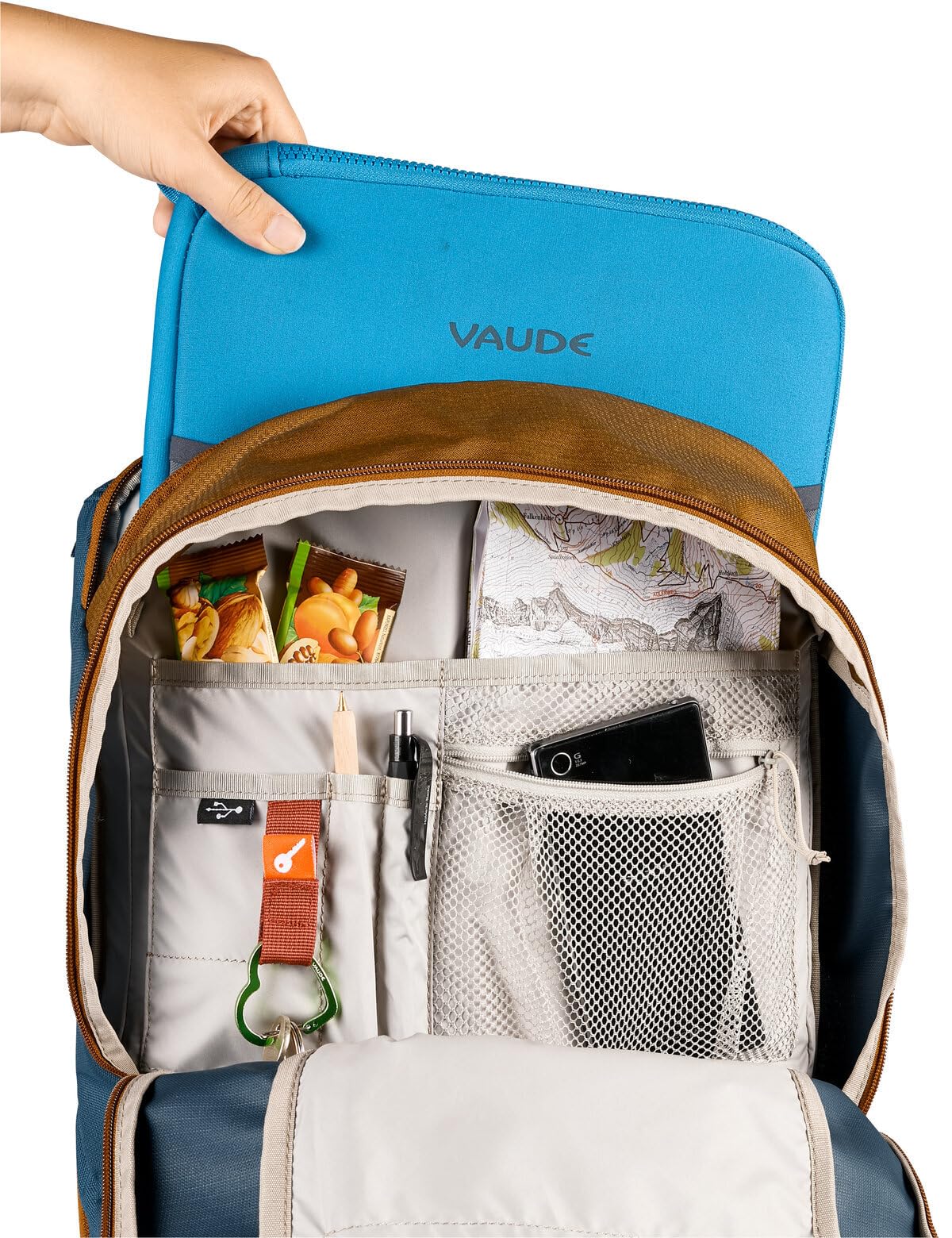 VAUDE Cycle 20 II, 2in1 Gepäckträgertasche und Rucksack