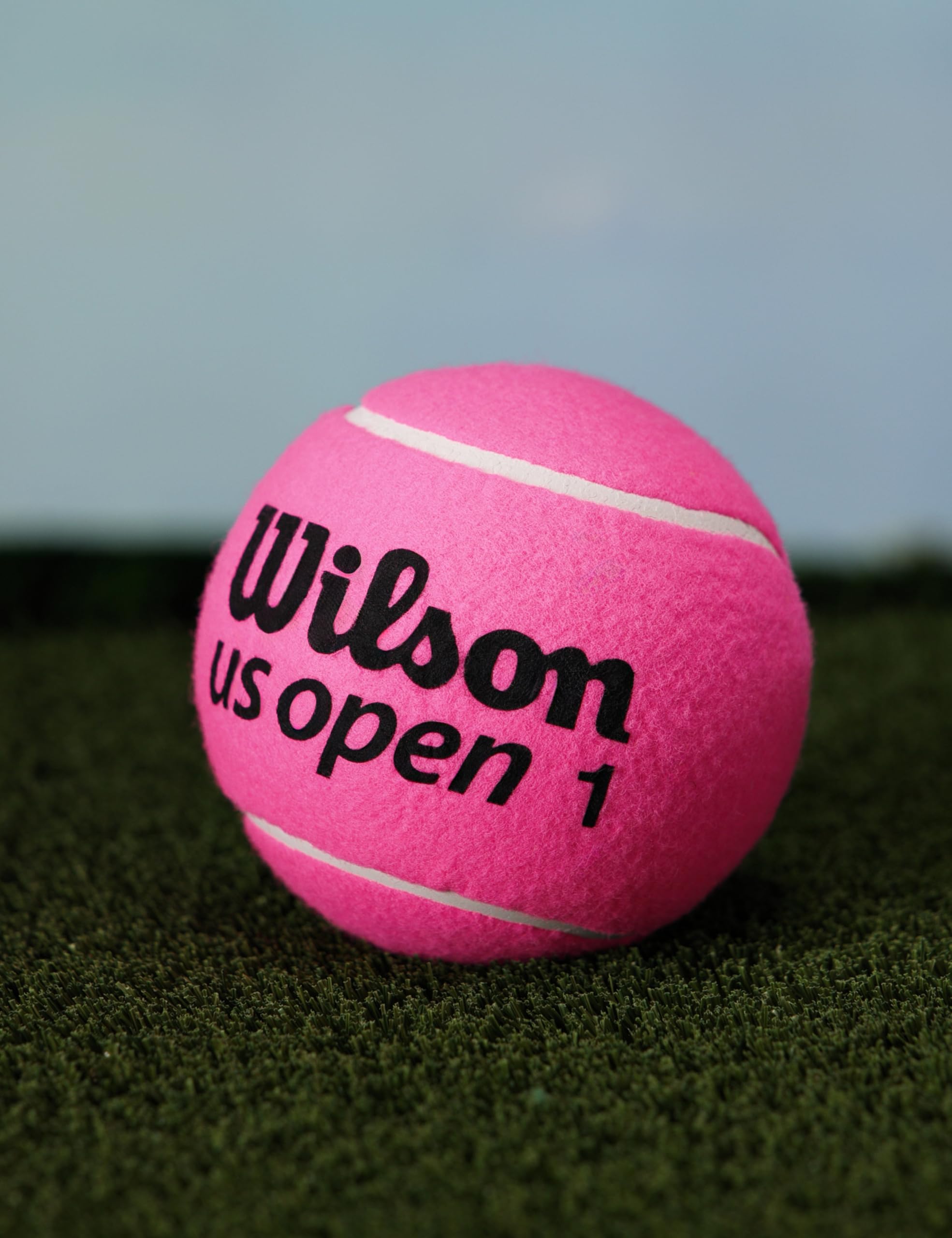Amazon | WILSON ジャンボテニスボール 空気を抜いた状態 - ピンク