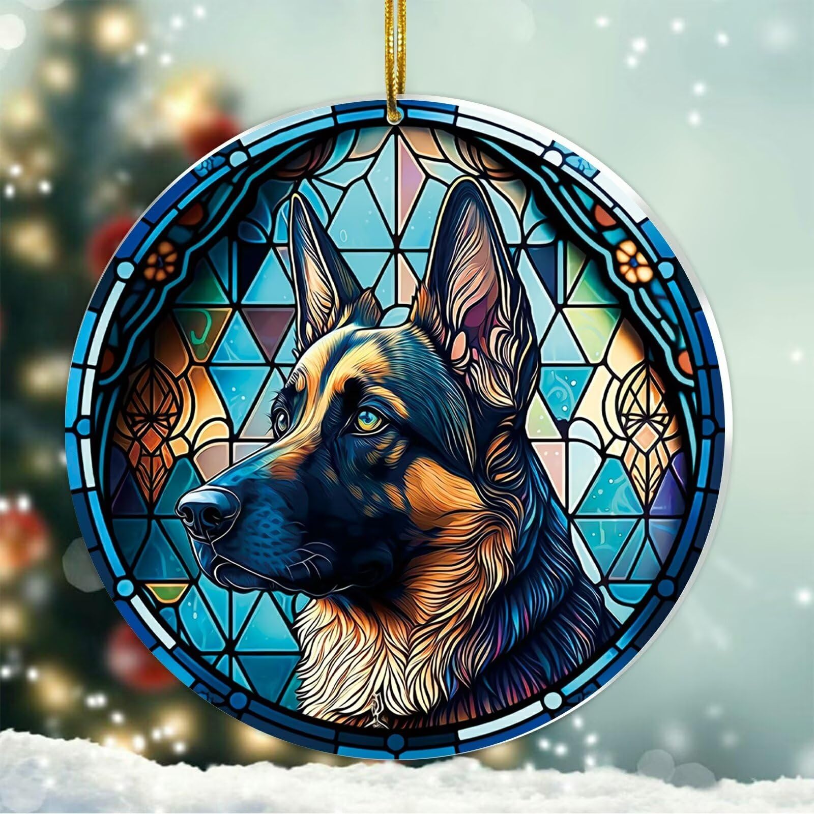 German Shepherd Gifts - German Shepherd Christmas Ornament 2025 Keepsake German Shepherds Gifts for Women, Germans Shepherd Ornament for Christmas