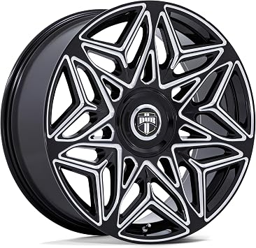 Dub DC274 Anomaly Gloss Black Milled 24x10 5x115 / 5x120 15mm DC274BE24102015