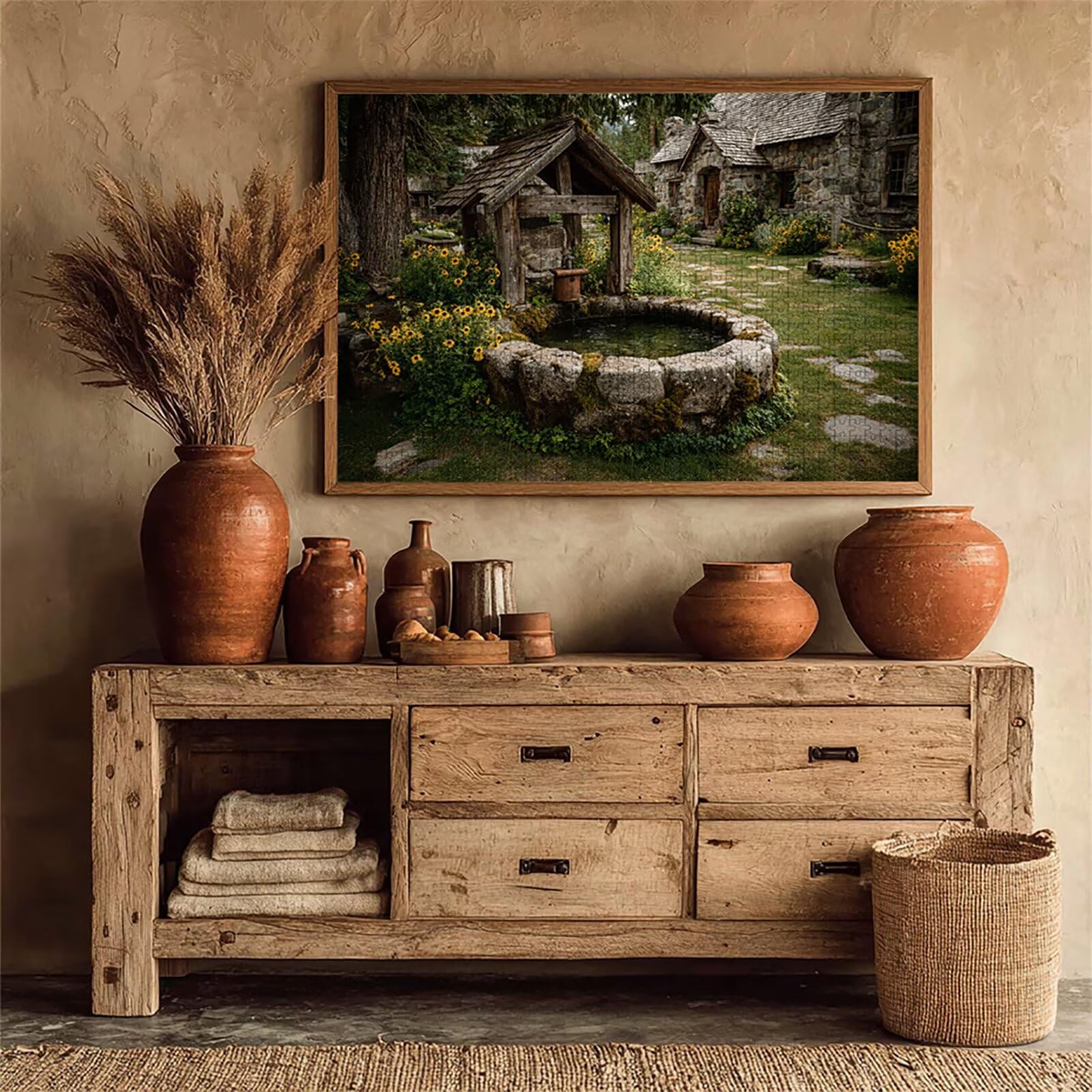 Puzzle 2000 elementów dla domu dla dorosłych, drewniane puzzle, 99 x 70 cm, dla mężczyzn, kobiet, starszych seniorów, części ściśle do siebie pasują, dekompresja, dekoracja ścienna, prezenty dla